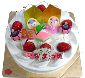 ひな祭り生クリーム（6号）を詳しく見る